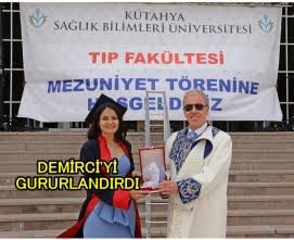 Tıp Fakültesini Birincilikle Bitirdi