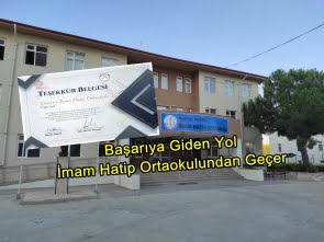 İmam Hatip Ortaokuluna Ankara’dan Ödül