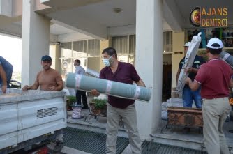 Demirci’den Yangın Bölgesine Halı Gönderildi