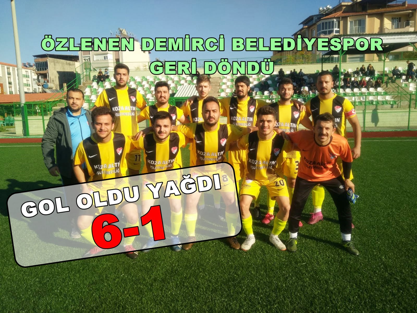 Demirci Belediyespor Sezona Galibiyet İle Başladı