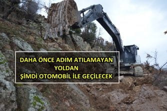 Demirci Belediyesi 5 Kilometrelik Yolu 10 Günde Hizmete Açtı