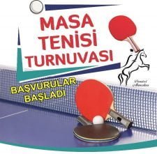 Demirci’de Masa Tenisi Turnuvası Yapılacak