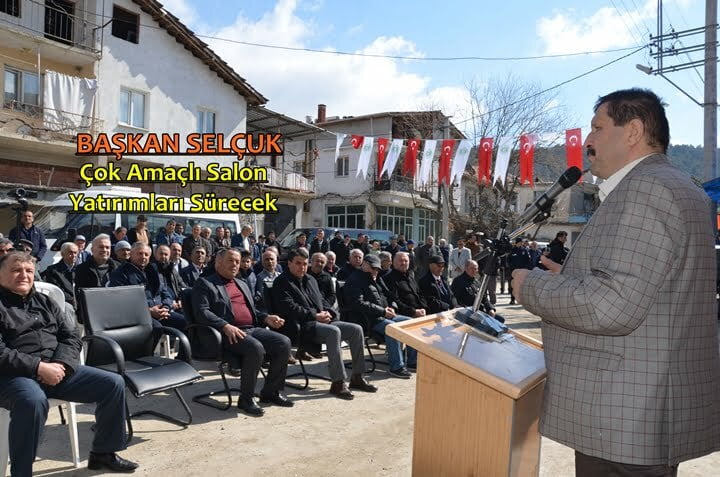 Demirci’de Gümele Çok Amaçlı Salonun Açılışı Yapıldı