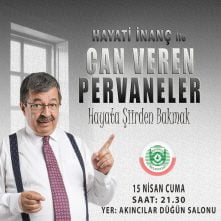 Yazar Hayati İnanç, Cuma Akşamı Demirci’de