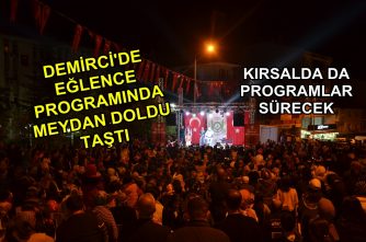 Demirci Belediyesinden Çocukları Mutlu Eden Programlar