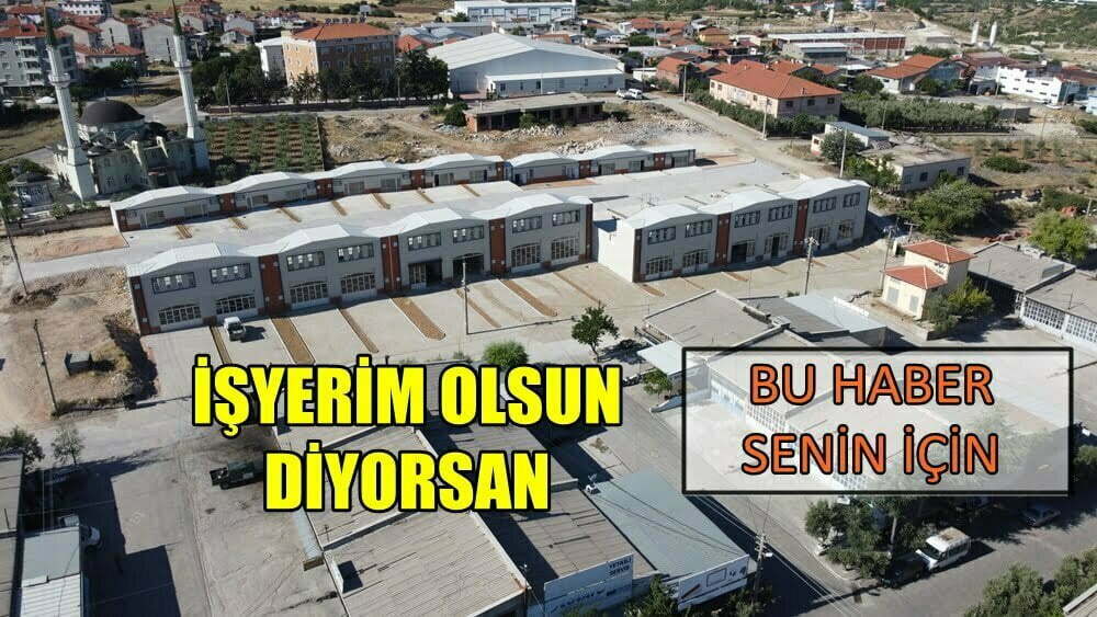 Demirci’de Pırıl Pırıl Yeni İşyerleri Satışa Çıkıyor