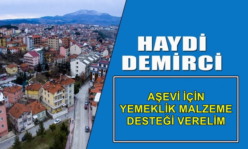 Demirci Belediyesi Deprem Bölgesine Aşevi Kuracak