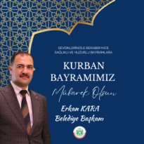 Başkan Erkan Kara, Kurban Bayramımız Mübarek Olsun